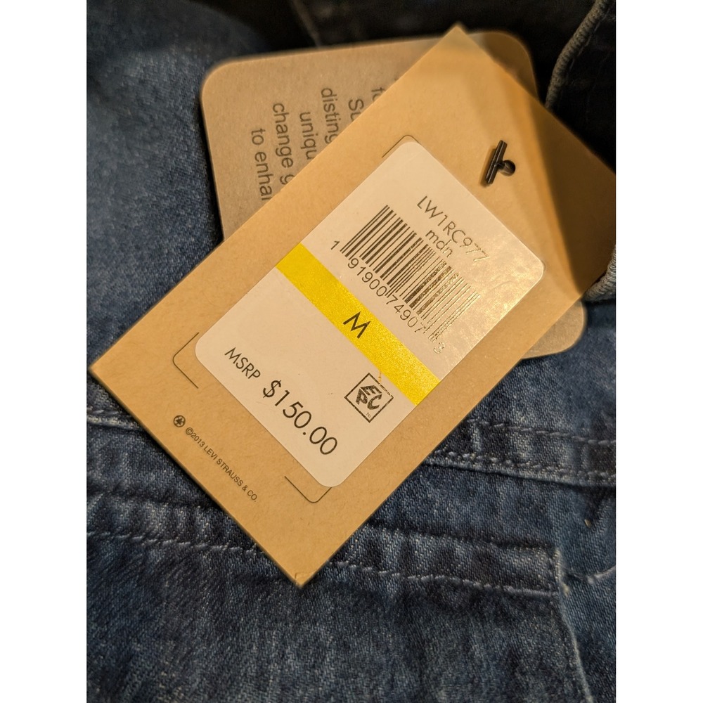 Levi Strauss Co. Women's Denim Utility Jacket Belted Garment Washed Medium - Picture 7 of 7